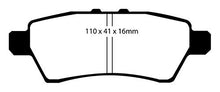 EBC Brakes DP61748 6000 Series Greenstuff Truck and SUV Brake Pad