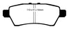 EBC Brakes DP61748 6000 Series Greenstuff Truck and SUV Brake Pad