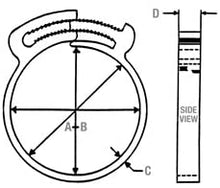 7/8" Heavy Duty Double Gripping Nylon Hose Clamps (0.875"), 225° F / 200 PSI Rated, 10 Pack (Made in USA/UK)