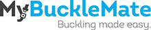 MyBuckleMate Seat Belt Buckle Holder ~ Makes Buckling Easier for Tots to Adults (Gray)