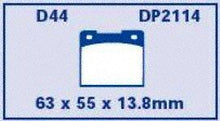 EBC Brakes DP2114 Greenstuff 2000 Series Sport Brake Pad