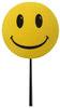 Tenna Tops Happy Smiley Face Car Antenna Topper/Antenna Ball/Rear View Mirror Dangler/Desktop Spring Stand Bobble (Lemony Yellow)