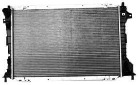 TYC 2157 Compatible with Ford/Lincoln 1-Row Plastic Aluminum Replacement Radiator