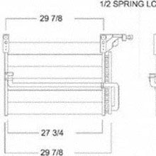 Spectra A/C Condenser 7-4375