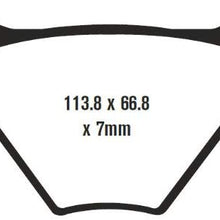 EBC Brakes FA24/2V Semi Sintered Disc Brake Pad