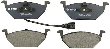 Bosch BP768A QuietCast Premium Semi-Metallic Disc Brake Pad Set For Volkswagen: 2000-2010 Beetle, 2000-2006 Golf, 2007-2010 Golf City, 1999-2005 Jetta, 2007-2009 Jetta City; Front