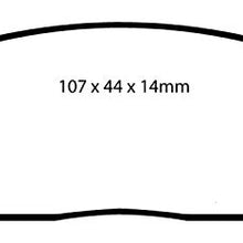 EBC Brakes DP41691R Yellowstuff Street and Track Brake Pad