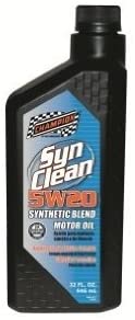 Champion Brands 4230H-CASE-12 'SynClean' 5W-20 SN/GF-5 Synthetic Blend Motor Oil - 1 Quart Bottle, (Pack of 12)