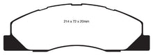 EBC Brakes DP71847 7000 Series Greenstuff SUV Supreme Compound Brake Pad