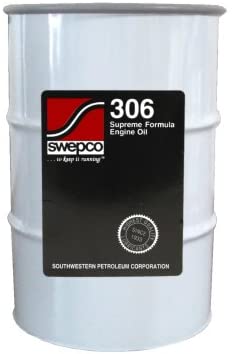 SWEPCO Supreme Formula Automotive Engine Oil SAE Grade 10w-30 - 16 Gallon 1/4 Drum Keg