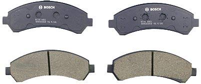 Bosch BC726 QuietCast Premium Ceramic Disc Brake Pad Set For Select Chevrolet Blazer, S10; GMC Jimmy, Sonoma; Isuzu Hombre; Oldsmobile Bravada; Front