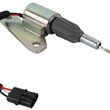 New 12V Shut Down Solenoid Compatible with/Replacement forHyundai R220-5 3991624, SA-4959-12 12V