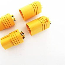 5 Pairs MT60 3.5mm 3-wire 3-pole Bullet Connector Plug Set for RC ESC to Motor 5 Male Connectors & 5 Female Connectors