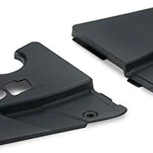 SpeedForm Radiator Extension Covers - Unpainted Engine Bay Styling Fits Mustang 2005-2009 GT / V6 (Radiator Extension Covers; Unpainted 05-09 GT, V6)