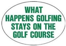 Knockout 5021 'What Happens Golfing, Stays on The Golf Course' Hitch Cover