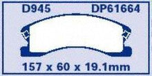 EBC Brakes DP61664 6000 Series Greenstuff Truck and SUV Brake Pad