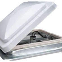 Heng's 71112A-C1G1 Universal Roof Vent with 12V Fan and Exchange Lid - 14" White
