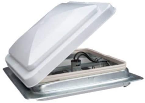 Heng's 71112A-C1G1 Universal Roof Vent with 12V Fan and Exchange Lid - 14