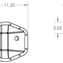 Ruffstuff Dana 60 / Dana 70 Differential Cover (With Bolts)