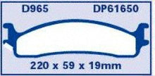 EBC Brakes DP61650 6000 Series Greenstuff Truck and SUV Brake Pad