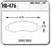 Hawk Performance HB476F.707 HPS Performance Ceramic Brake Pad