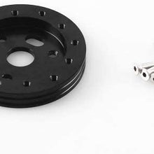 Templehorse 0.5" Hub for 6 Hole Steering Wheel to Fit Grant APC 3 Hole Adapter Boss Kit Black (0.5")