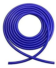 FMtoppeak Autos Car 4mm Blue Silicone Vacuum Tube Hose Pipe Silicon Tubing 16.4ft 5 Meters