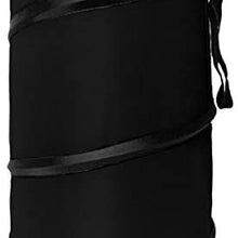 FH Group FH1121BLACK Auto Car Trash Can Portable Collapsible Car Trash Can Waterproof Garbage Container Large, Black Color