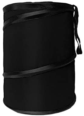 FH Group FH1121BLACK Auto Car Trash Can Portable Collapsible Car Trash Can Waterproof Garbage Container Large, Black Color