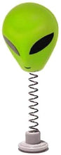 HappyBalls Green Alien Antenna Topper / Rear View Mirror Dangler / Desktop Spring Stand Bobble