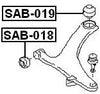 20204Xa00B9E - Rear Arm Bushing (for Front Arm) For Subaru - Febest