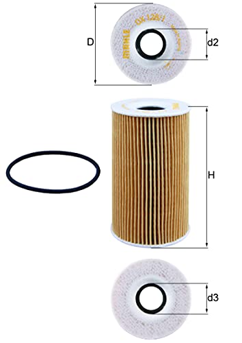 MAHLE Original OX 128/1D ECO Oil Filter