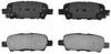 Opteve Brakes CDX905 Premium Ceramic Brake Pads Rear | Fits Nissan 350Z 2009-03; 370Z 2013-11; Altima 2013-11; Infiniti Q50, QX50, QX60, QX70; EX35 ; EX37, FX37, JX35; FX35, FX45; G25; G35; G37 etc