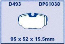 EBC Brakes DP61038 6000 Series Greenstuff Truck and SUV Brake Pad