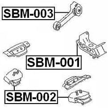 41022-Ac180 / 41022Ac180 - Engine Mount Mt For Subaru