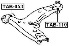 4806802190 - Front Arm Bushing (for Front Arm) For Toyota - Febest