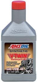 Amsoil MVIQT-EA Synthetic 20W40 Motorcycle Oil, 1 Qt.