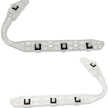Koolzap For 08-15 Rogue 2.5L Rear Bumper Cover Mounting Brace Bracket Plastic SET PAIR