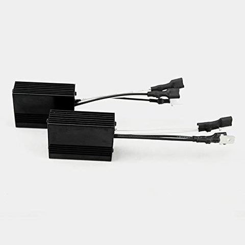 H7 Led Headlight Decoder H7 Canbus Resistor Anti-flicker Harness Headlight Bulb Decoder for LED Headlight Warning (H7)