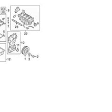 Genuine Hyundai Oil Filter 26300-35504