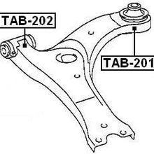 4865520310 - Rear Arm Bushing (for Front Arm) For Toyota - Febest