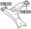 4865520310 - Rear Arm Bushing (for Front Arm) For Toyota - Febest