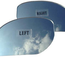 Blind Spot Mirrors. Unique design Car Door mirrors/Mirror for blind side engineered by Utopicar for larger image and traffic safety. Awesome rear view! [frameless design] (2 pack)