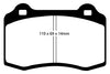 EBC Brakes DP41140R Yellowstuff Street and Track Brake Pad