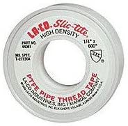 1/2" X 600" LA-CO® Markal® SLIC-TITE® PTFE Heavy Duty Premium Grade Pipe Thread Tape [Set of 3]