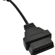 Allsun Car Memory Data Saver Automotive Emergency Power Supply Cable Battery Cable OBD II Memory Saver Connector Vehicle Clock Memory Saver Two 2 Alligator Clips and Cigarette Lighter Socket