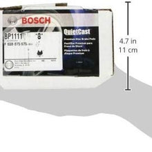 Bosch BP1111 QuietCast Premium Semi-Metallic Disc Brake Pad Set For: Audi A4, A4 Quattro, A6, A6 Quattro, S4, TT Quattro, Front
