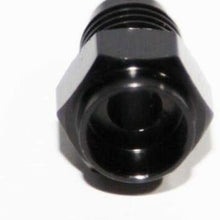 Straight Swivel Oil Fuel Line Hose End Fitting Black 6AN AN6