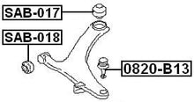 20204Ag010 - Rear Arm Bushing (for Front Arm) For Subaru - Febest