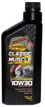 Champion Brands 4130H-EACH 'Classic and Muscle' 10W-30 Semi-Synthetic Automotive Motor Oil - 1 Quart Bottle